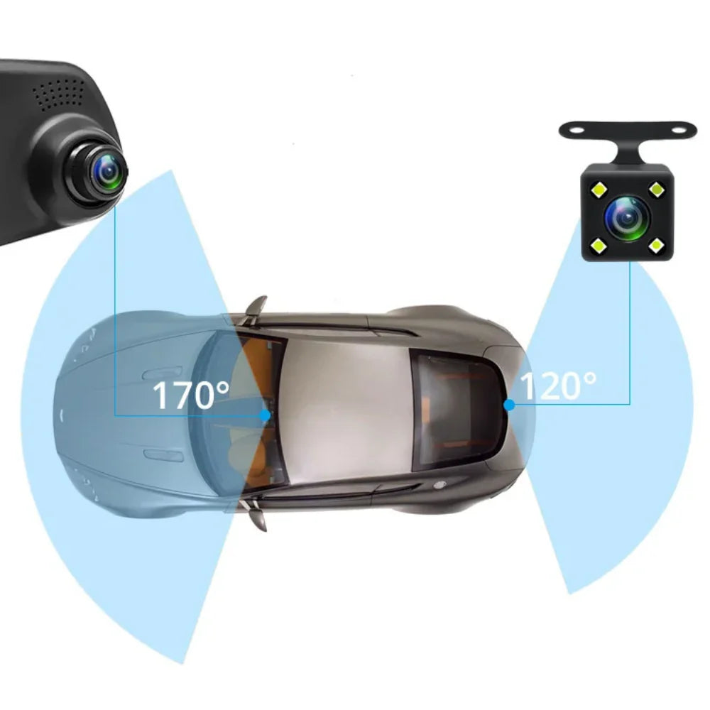 Espejo Retrovisor con 2 Cámaras Delantera + Trasera HD ® - XARBENcompany