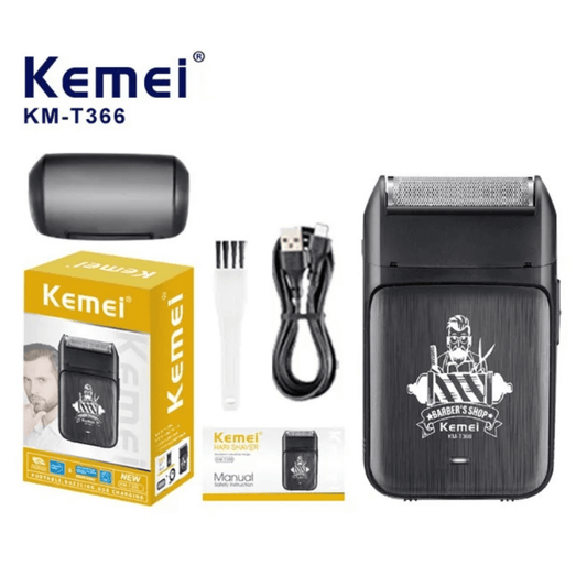 Afeitadora Eléctrica de Barba KEMEI KM-T366®