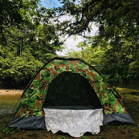 Carpa de Camping Para 4 Personas - Baja Montaña 🏕️