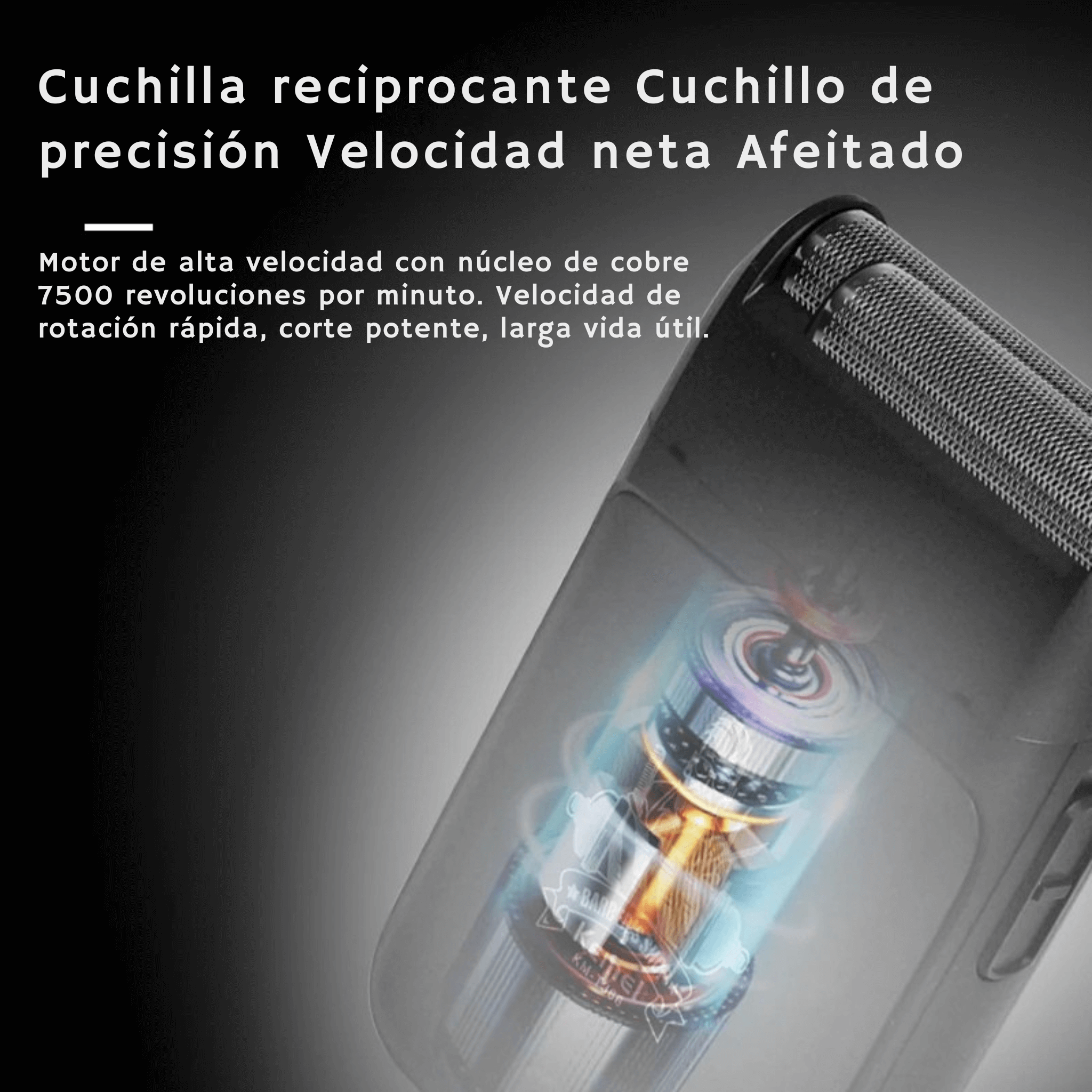 Afeitadora Eléctrica de Barba KEMEI KM-T366®