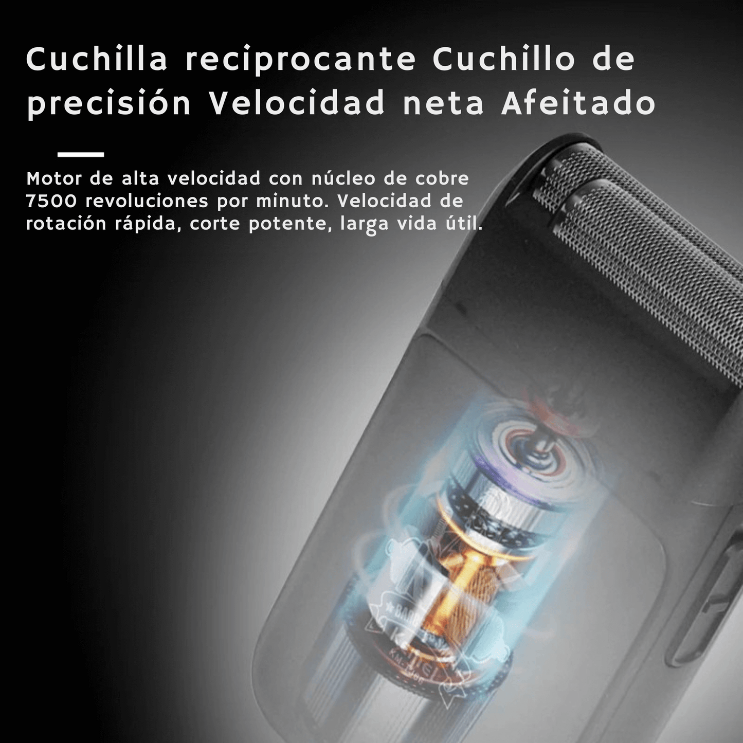 Afeitadora Eléctrica de Barba KEMEI KM-T366®